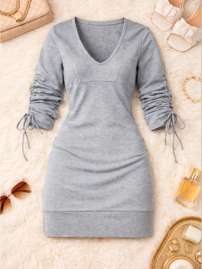 Blusa com Capuz Manga Franzida